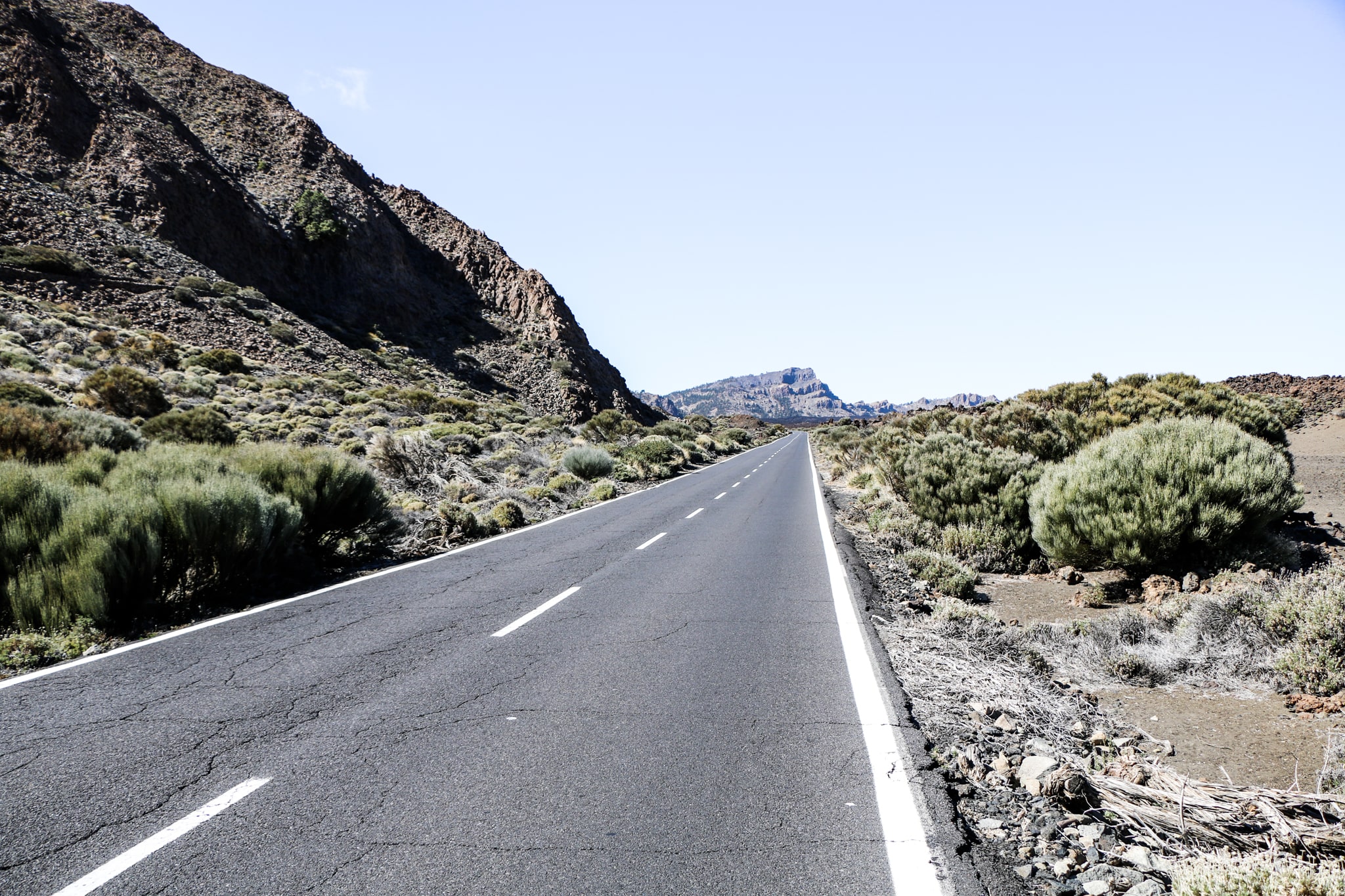 Road colour Tenerife
