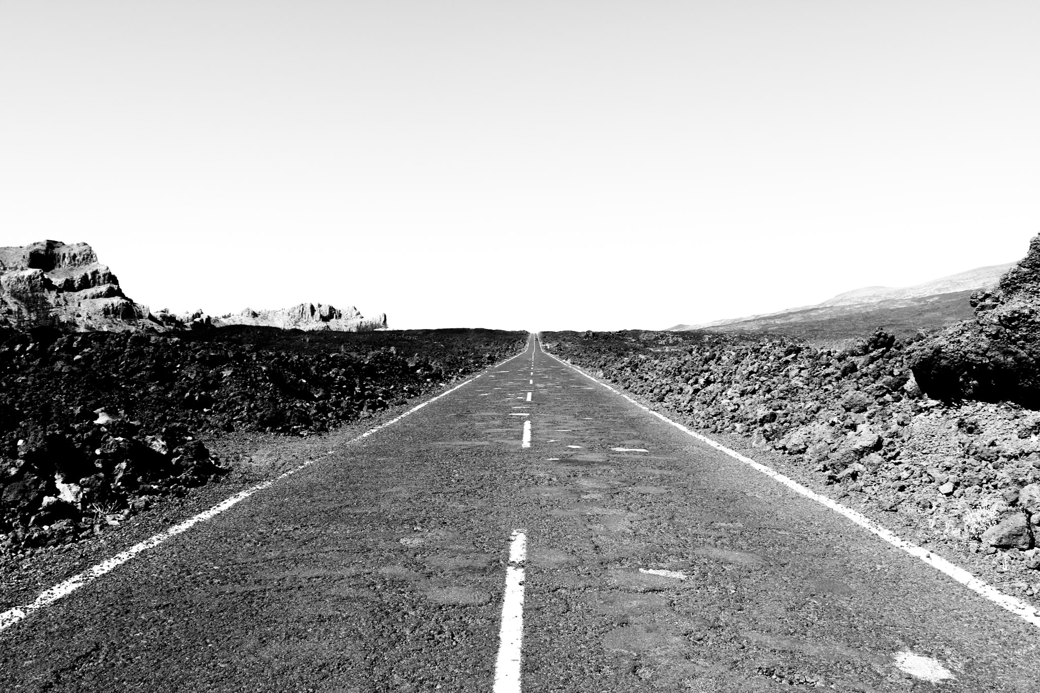 Road black&white Tenerife