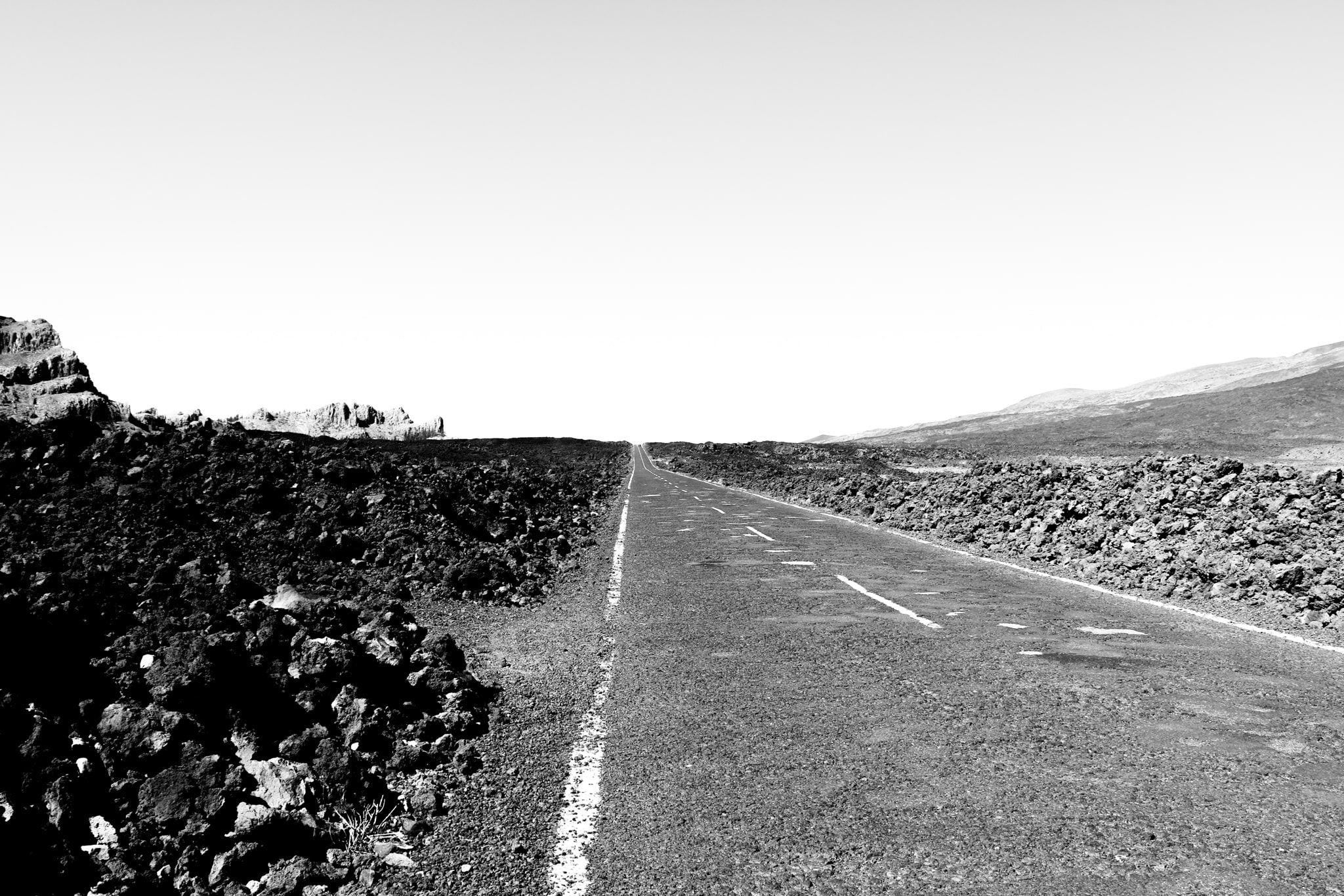 Road black&white Tenerife