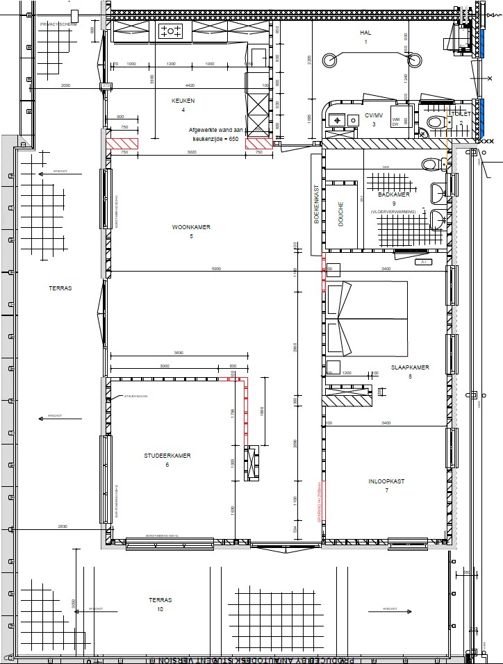Renovation floorplan