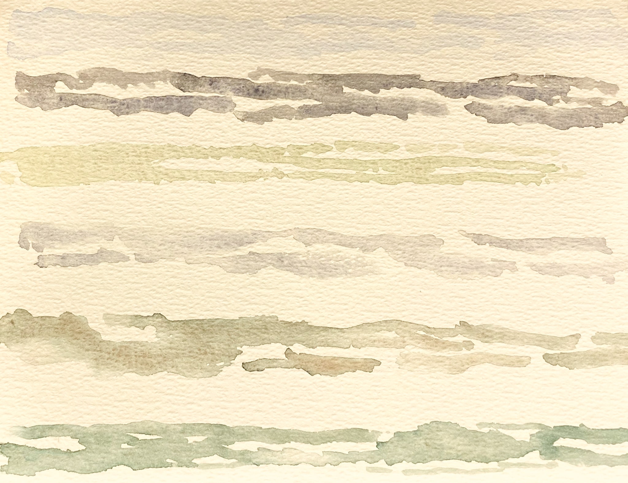 Watercolour water