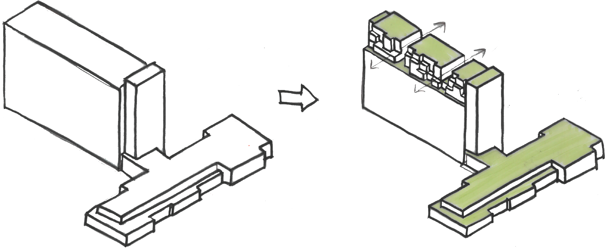 Creating space for nature on building