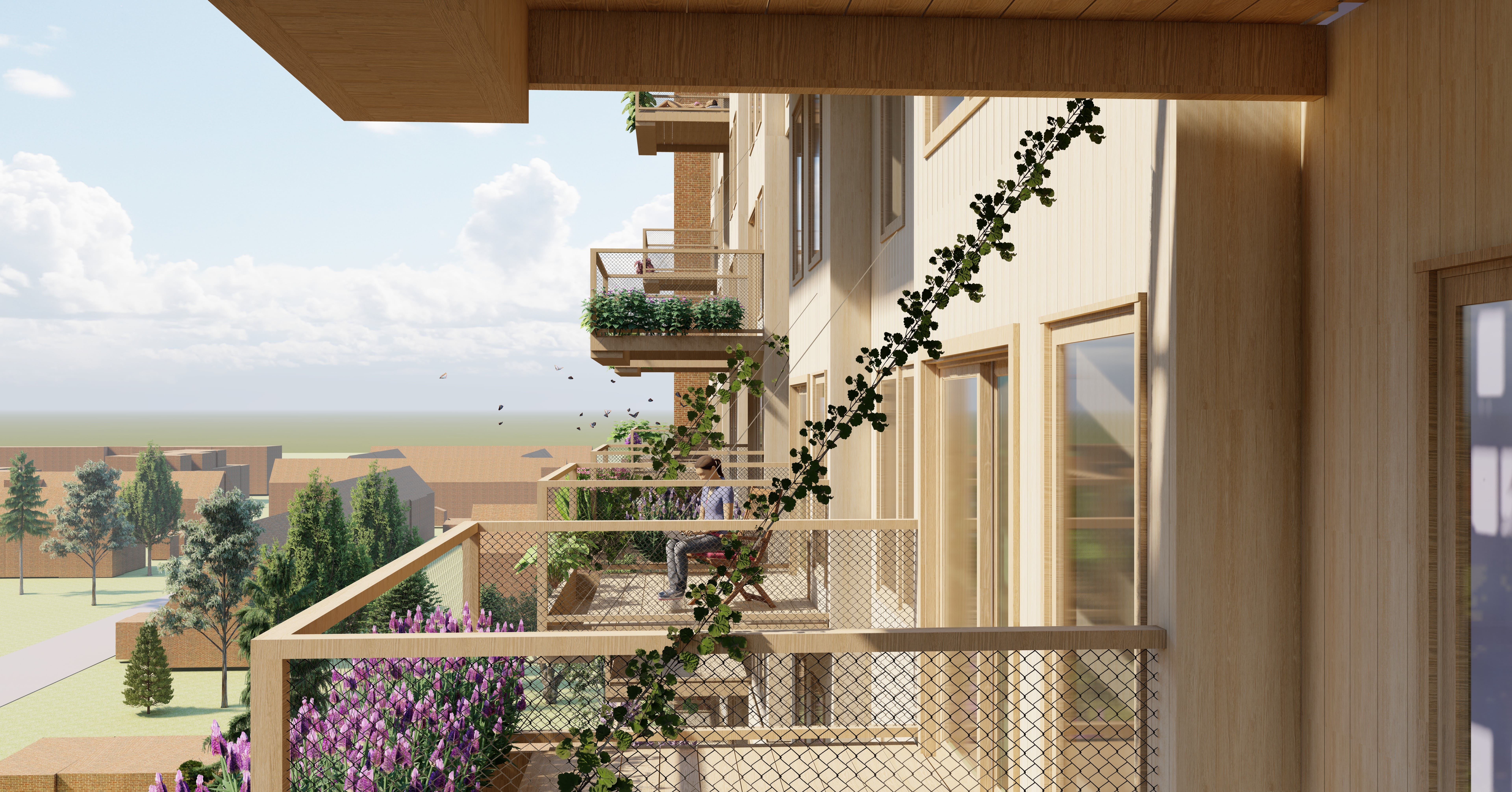 Balcony transformation After
